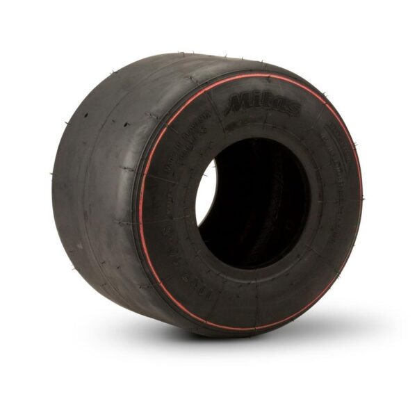 Pneus Mitas E-Kart SRX vermelhos extra duros 11 × 7,10 - 5 70 ShA