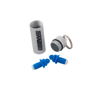 PAR DE PROTETORES AURICULARES EM SILICONE.