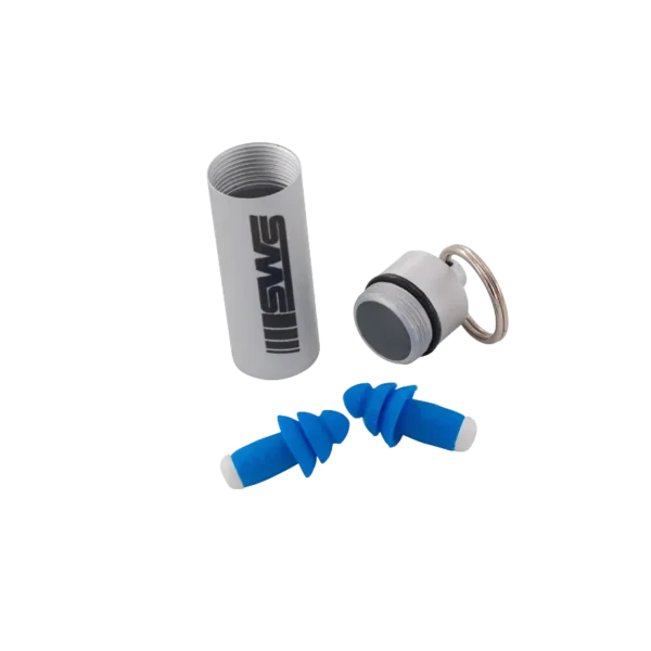 PAR DE PROTETORES AURICULARES EM SILICONE.